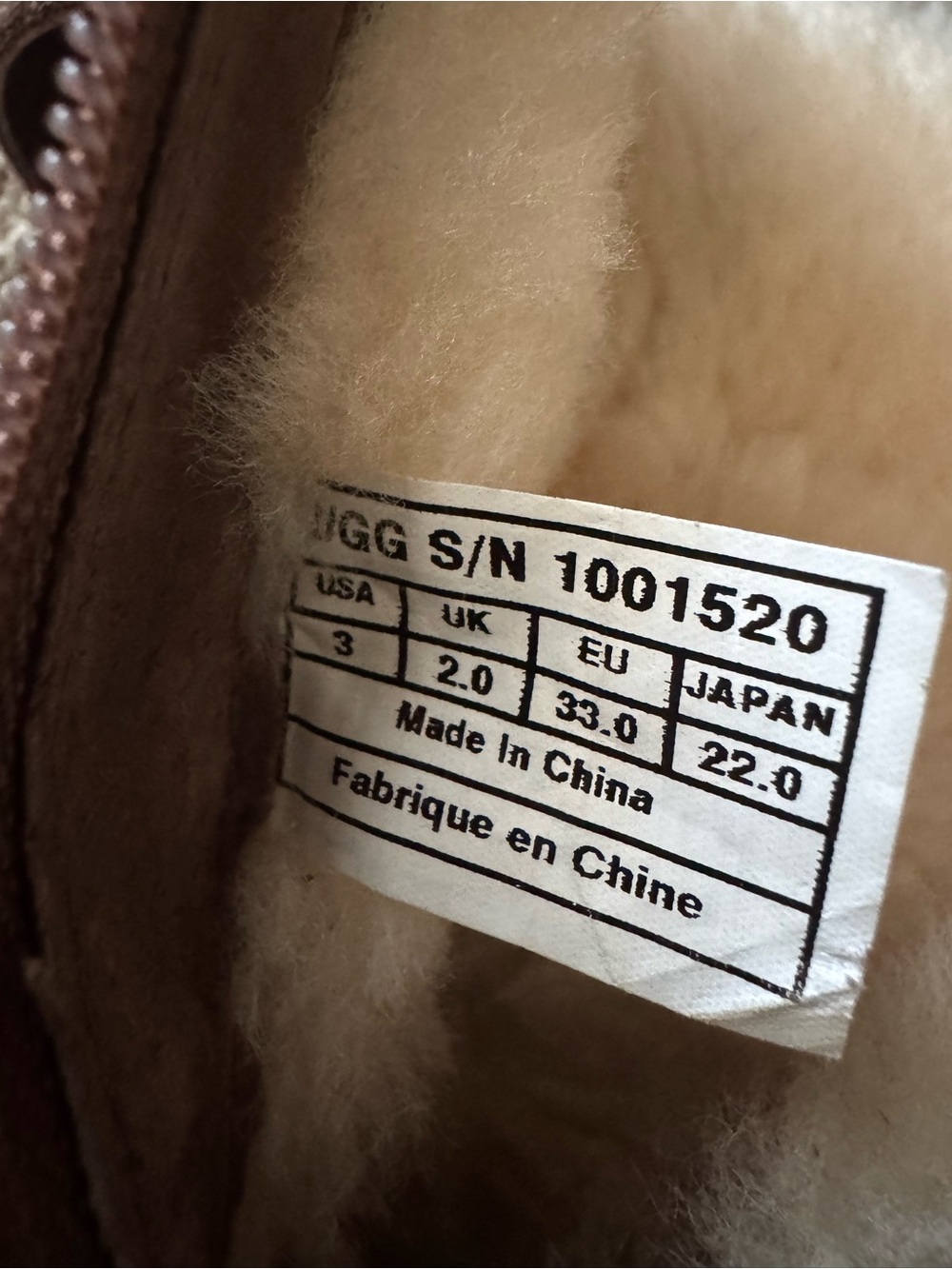 UGG Maddi Brown Leather Triple Buckle Mid-Calf Boots with Side Zipper - Size 3Y - Picture 5 of 10